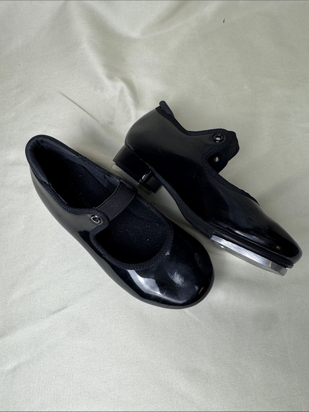 balera Black Patent Mary Jane Tap Shoes
